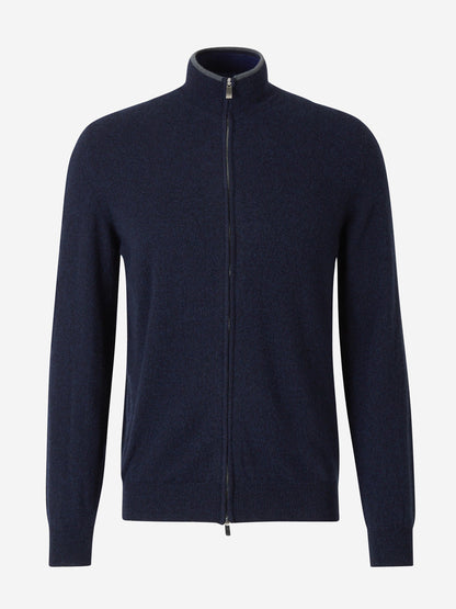 Outlet online Santa Eulalia Hombre Cárdigan Bicolor Cashmere color Topo sku 543-000856 02 - Foto 1