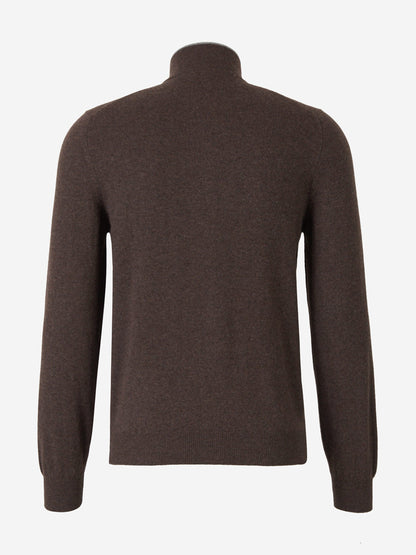 Outlet online Santa Eulalia Hombre Cárdigan Bicolor Cashmere color Topo sku 543-000856 02 - Foto 8