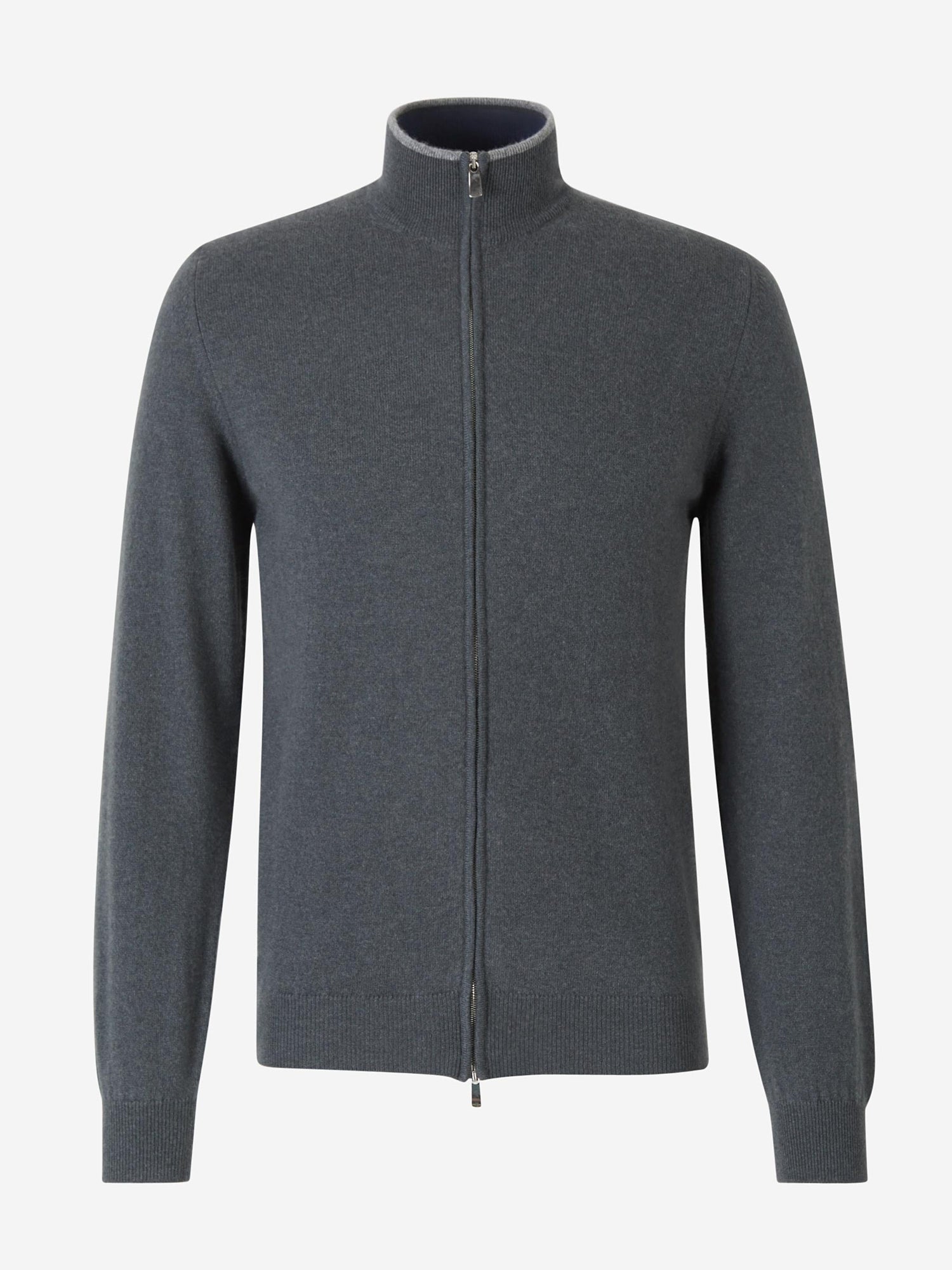 Outlet online Santa Eulalia Hombre Cárdigan Bicolor Cashmere color Topo sku 543-000856 02 - Foto 9