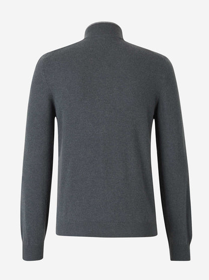 Outlet online Santa Eulalia Hombre Cárdigan Bicolor Cashmere color Topo sku 543-000856 02 - Foto 10