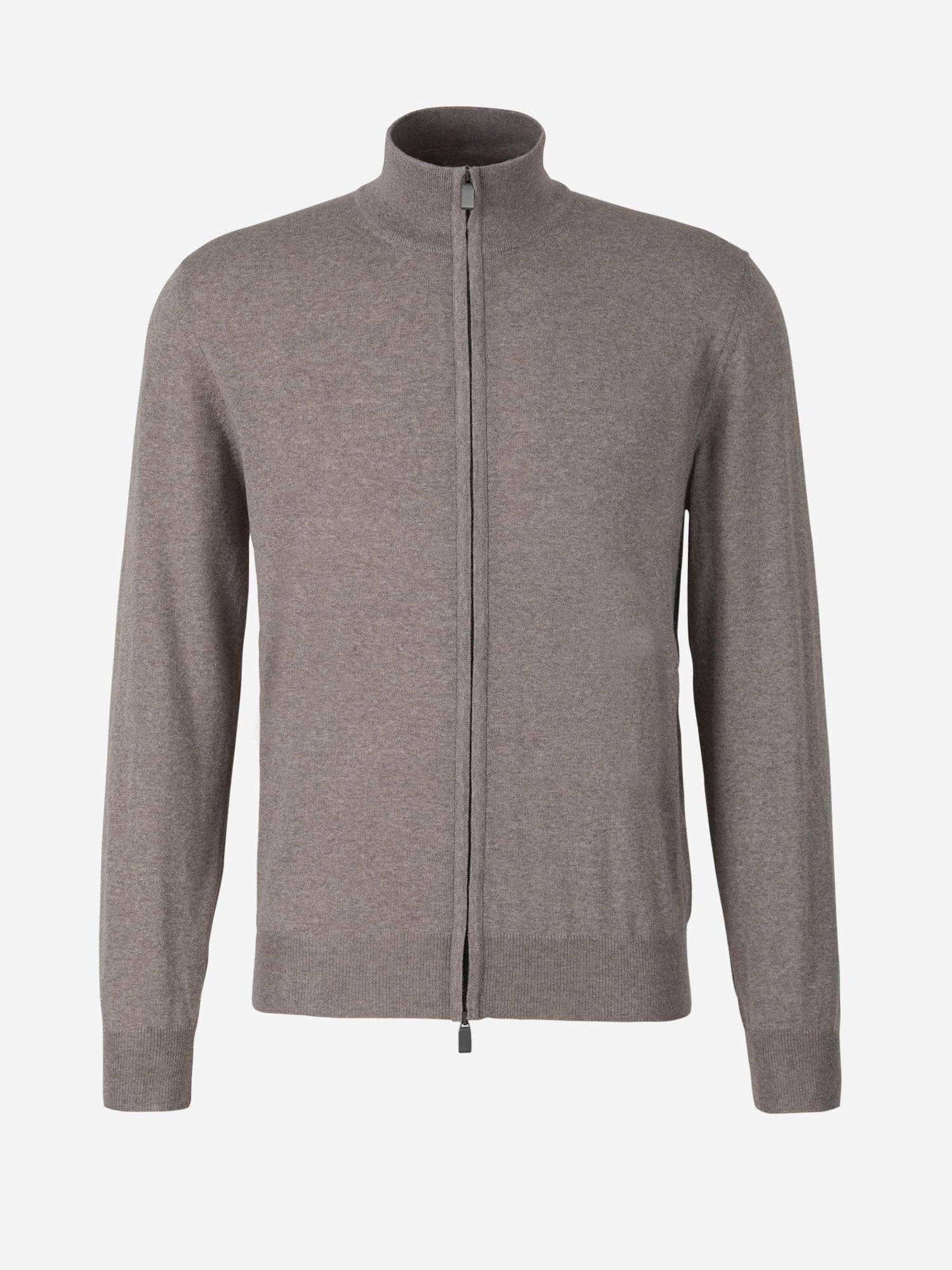 Outlet online Canali Hombre Cárdigan Cremallera Lana color Azul Denim sku 543-000864 03 - Foto 1