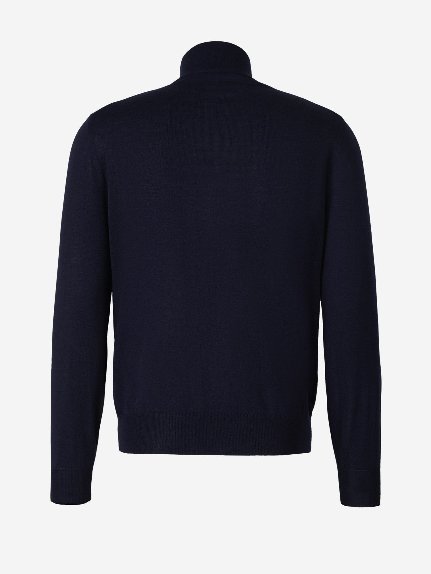 Outlet online Canali Hombre Cárdigan Cremallera Lana color Azul Denim sku 543-000864 03 - Foto 6