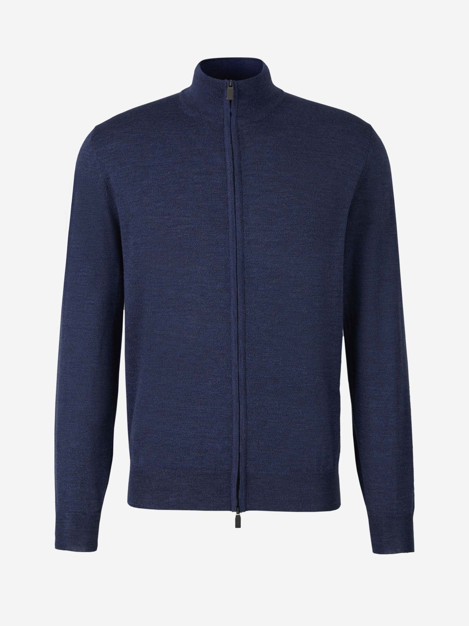Outlet online Canali Hombre Cárdigan Cremallera Lana color Azul Denim sku 543-000864 03 - Foto 9