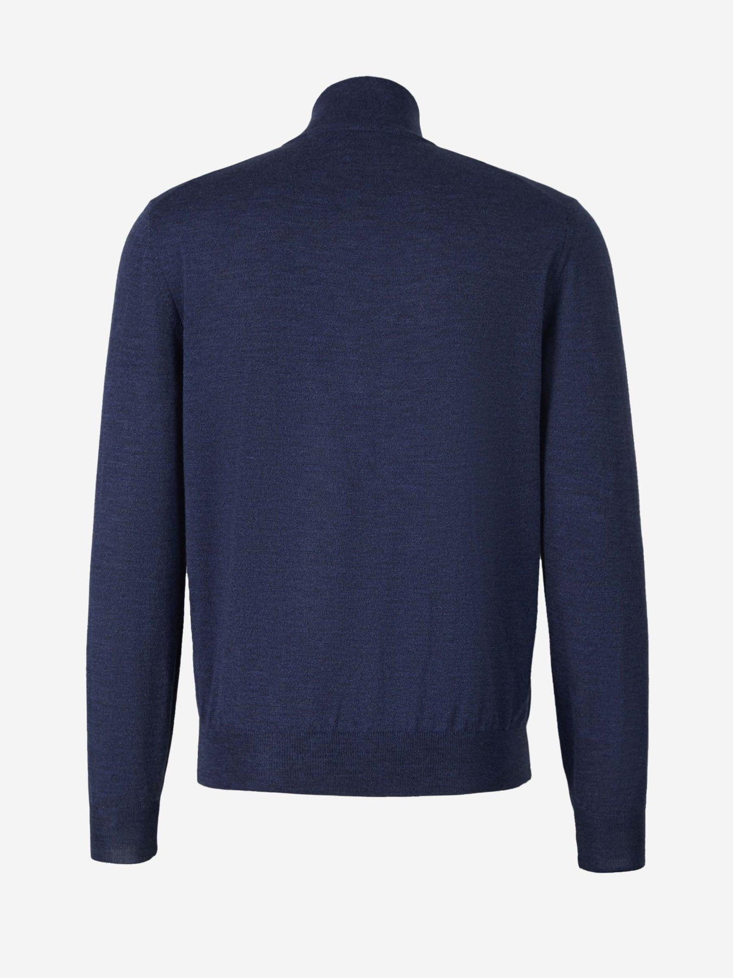 Outlet online Canali Hombre Cárdigan Cremallera Lana color Azul Denim sku 543-000864 03 - Foto 10