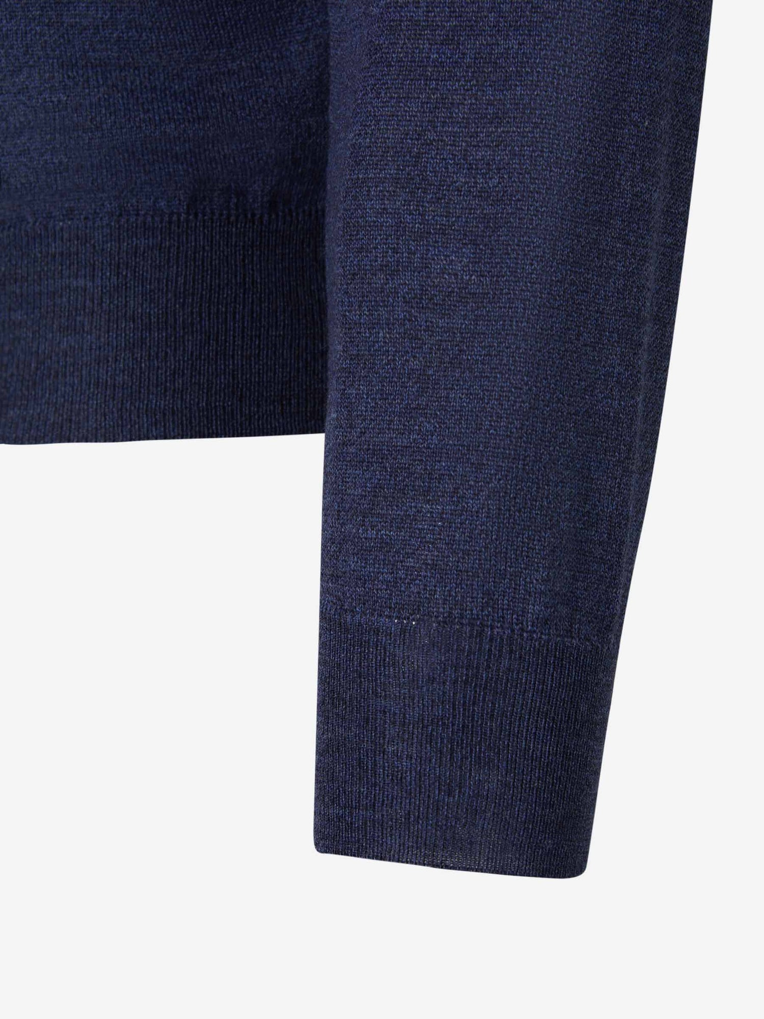Outlet online Canali Hombre Cárdigan Cremallera Lana color Azul Denim sku 543-000864 03 - Foto 12