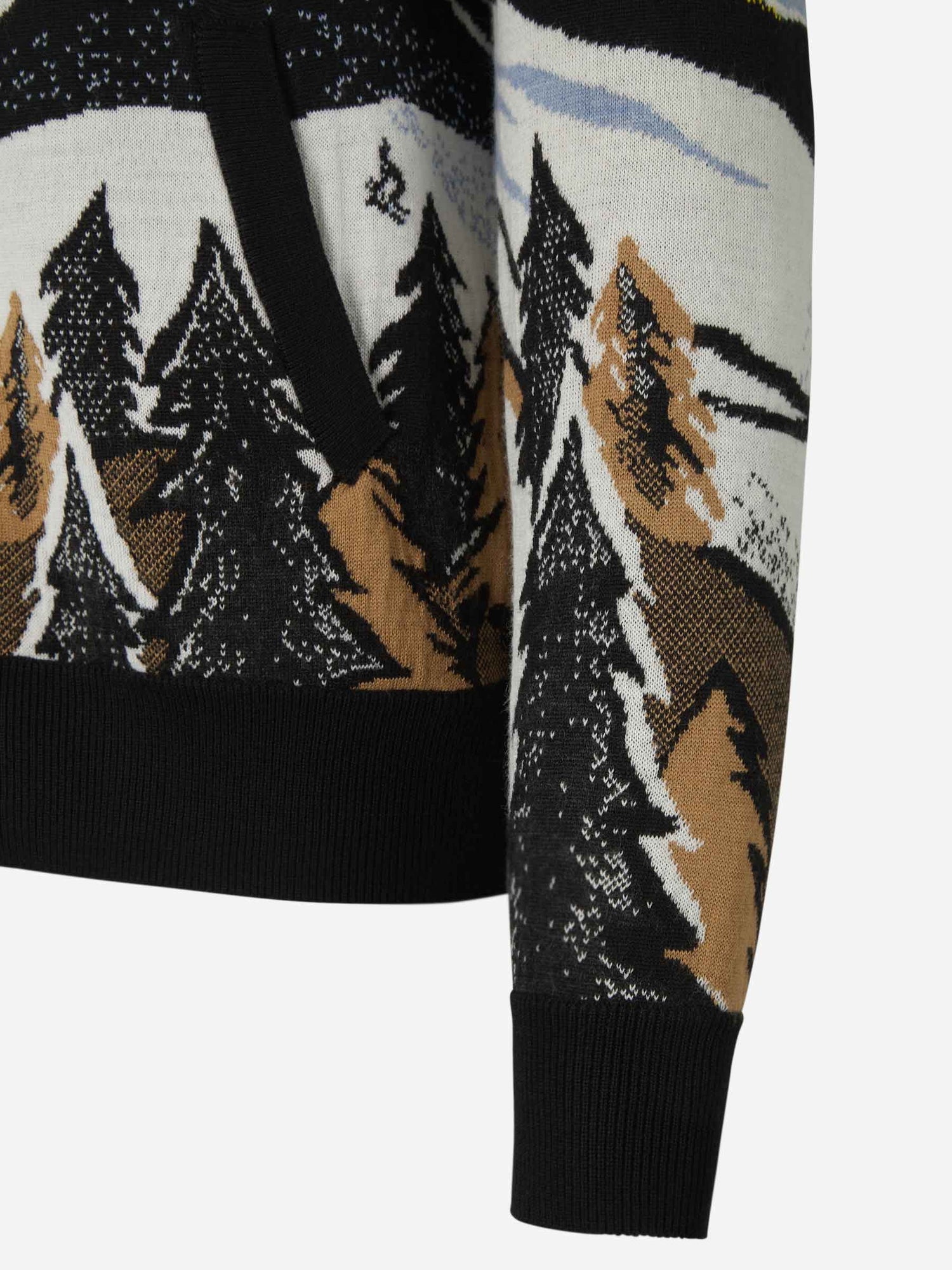 Outlet online Missoni Hombre Cárdigan Paisaje Punto color Azul Cielo sku 543-000867 01 - Foto 5