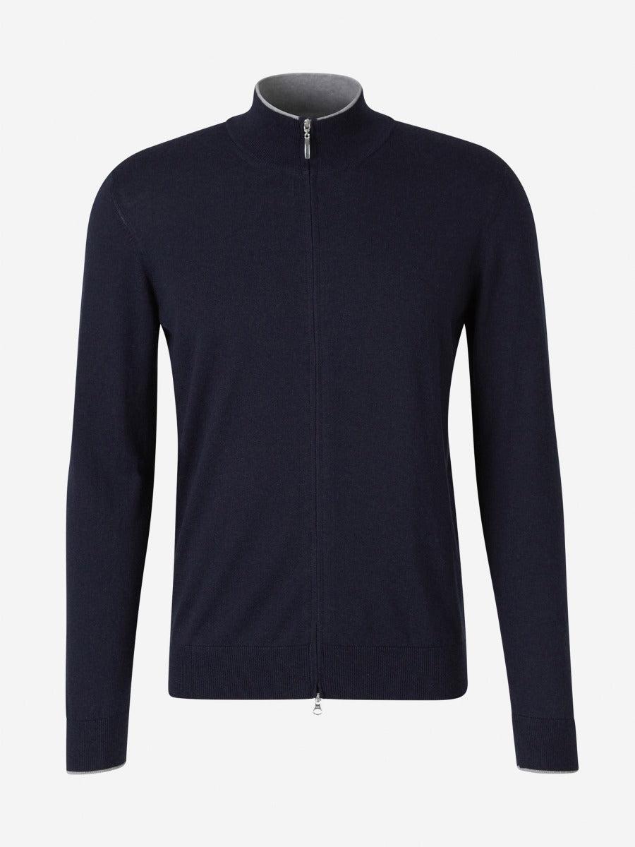 Santa Eulalia Cárdigan Cashmere Seda color Azul Marino sku 543-000885 01 - Foto 1