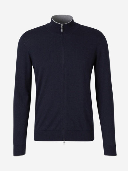 Santa Eulalia Cárdigan Cashmere Seda color Azul Marino sku 543-000885 01 - Foto 1