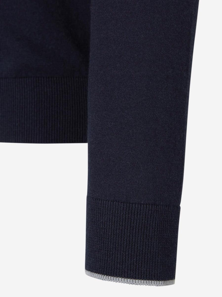 Santa Eulalia Cárdigan Cashmere Seda color Azul Marino sku 543-000885 01 - Foto 4