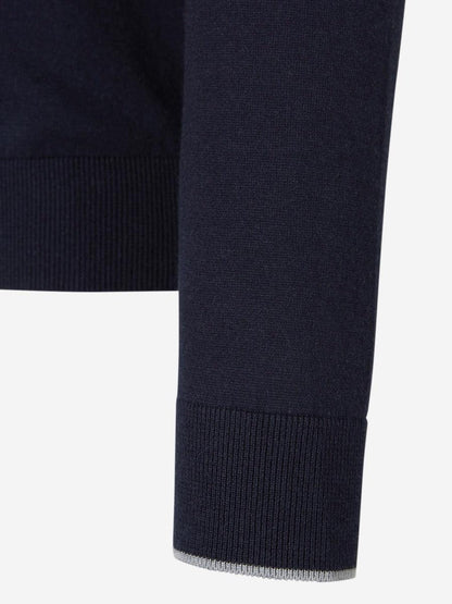 Santa Eulalia Cárdigan Cashmere Seda color Azul Marino sku 543-000885 01 - Foto 4