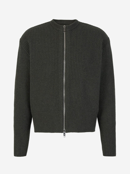 Outlet online Givenchy Hombre Cárdigan Oversize Lana color Verde Oscuro sku 543-000903 01 - Foto 1
