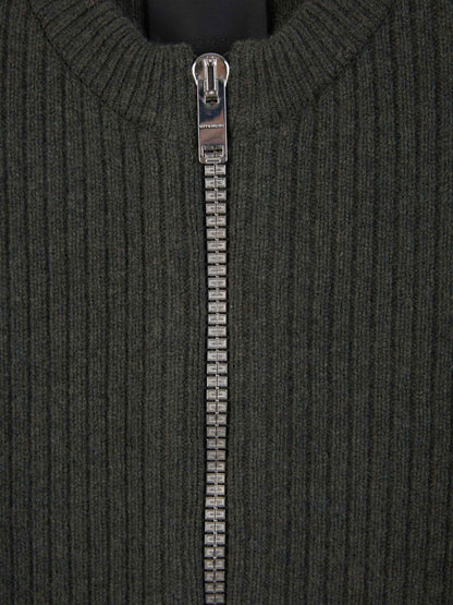Outlet online Givenchy Hombre Cárdigan Oversize Lana color Verde Oscuro sku 543-000903 01 - Foto 3