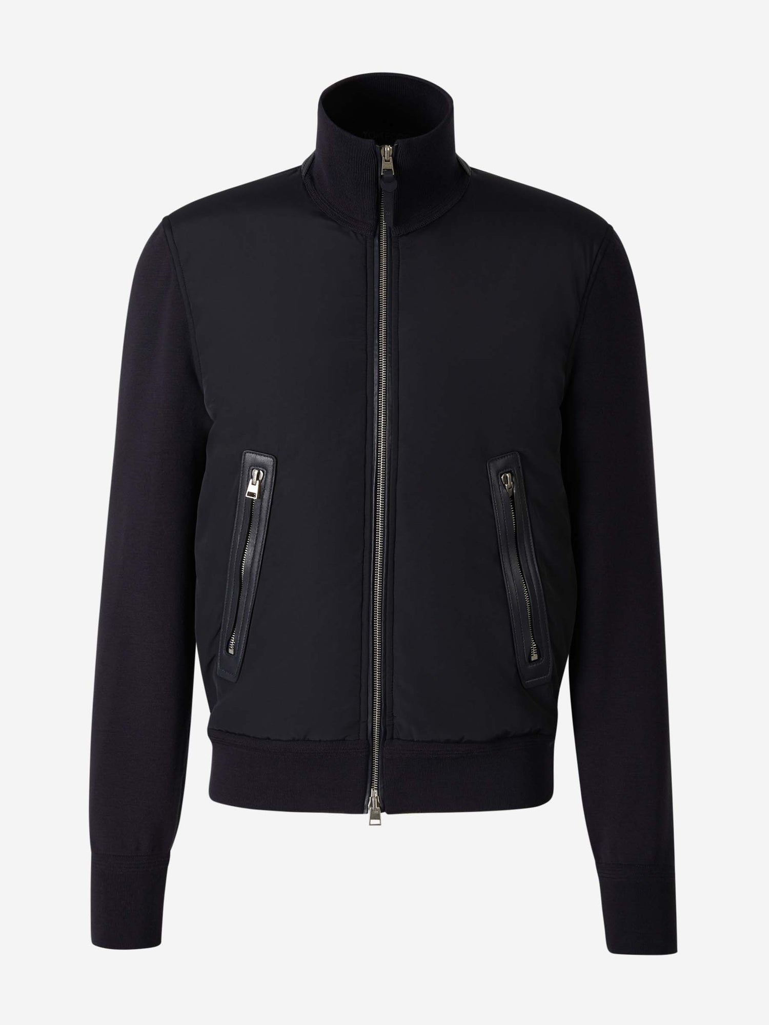 Outlet online Tom Ford Hombre Cárdigan Cremallera Lana color Azul Noche sku 543-000910 01 - Foto 1
