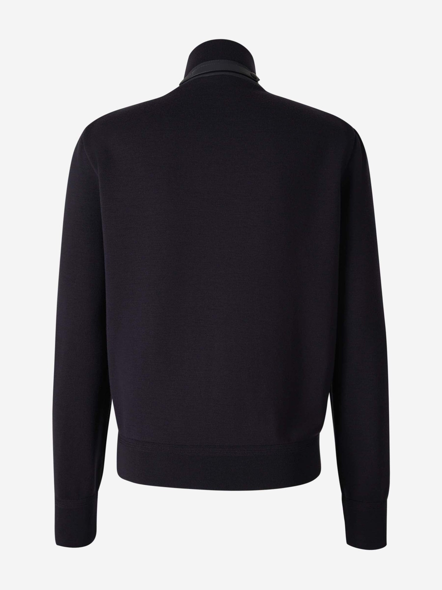 Outlet online Tom Ford Hombre Cárdigan Cremallera Lana color Azul Noche sku 543-000910 01 - Foto 2