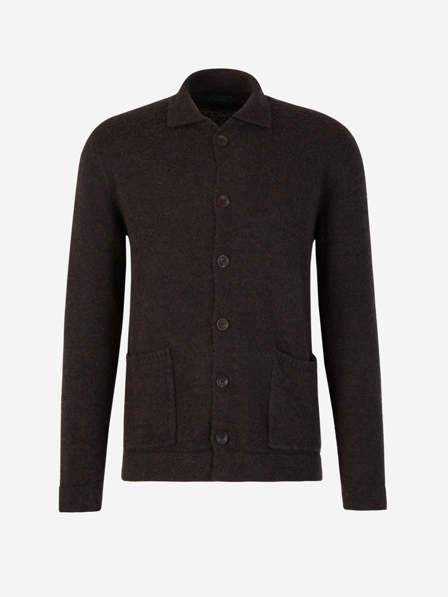 Outlet online Zanone Hombre Cárdigan Punto Fino color Gris Oscuro sku 543-000933 01 - Foto 1