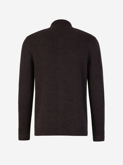 Outlet online Zanone Hombre Cárdigan Punto Fino color Gris Oscuro sku 543-000933 01 - Foto 2