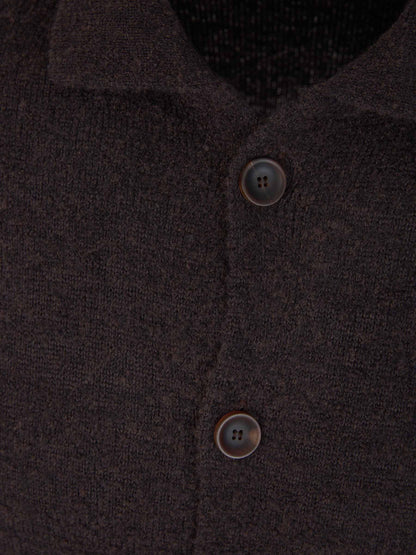 Outlet online Zanone Hombre Cárdigan Punto Fino color Gris Oscuro sku 543-000933 01 - Foto 3