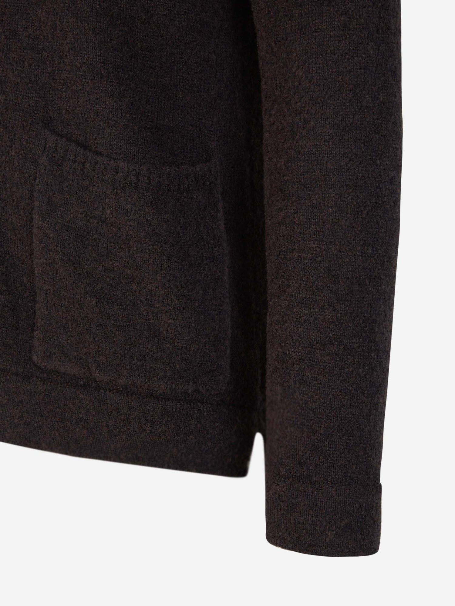 Outlet online Zanone Hombre Cárdigan Punto Fino color Gris Oscuro sku 543-000933 01 - Foto 4