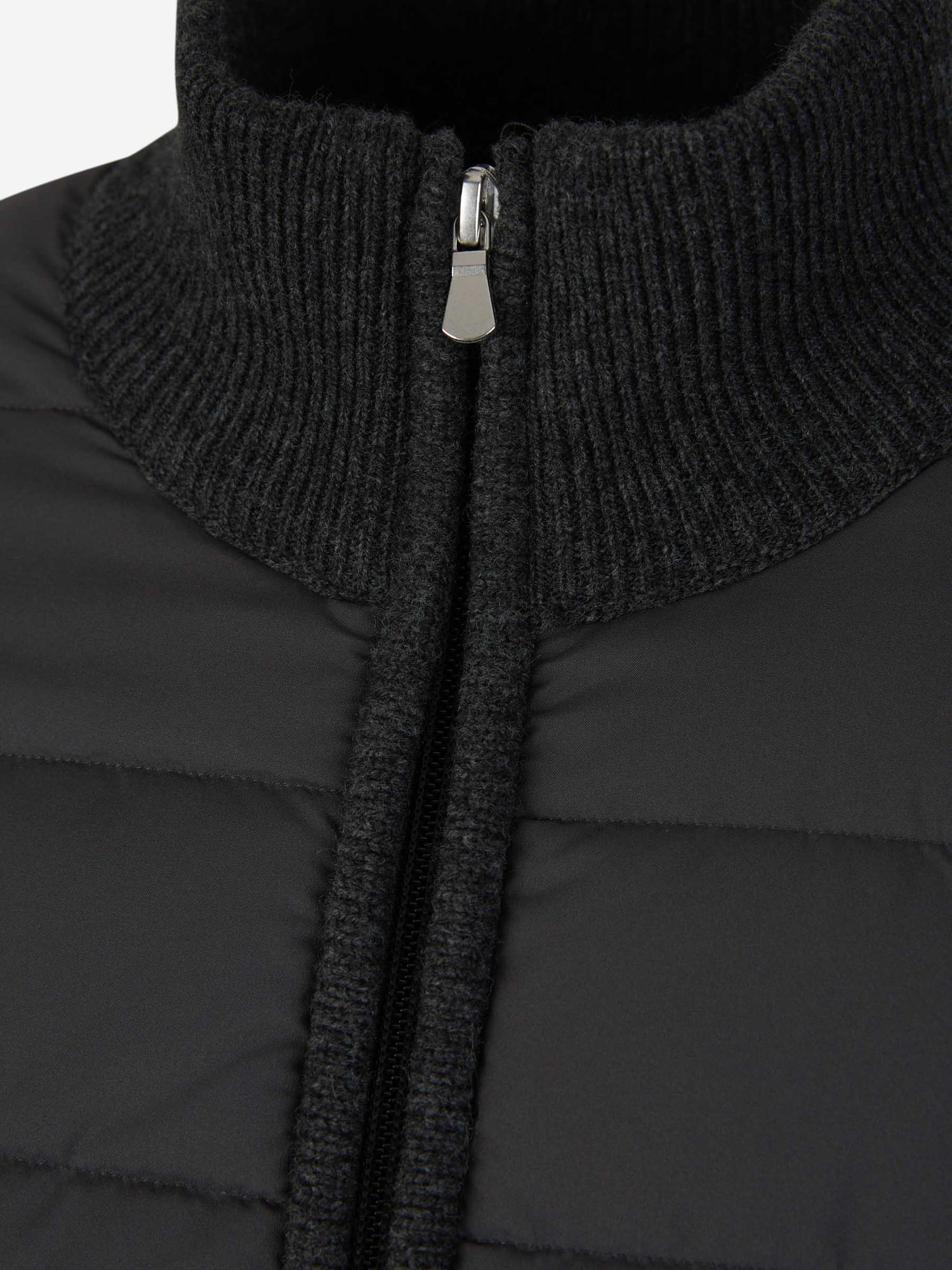 Outlet online Gran Sasso Hombre Chaqueta Acolchada Punto color Gris Antracita sku 543-000938 01 - Foto 3