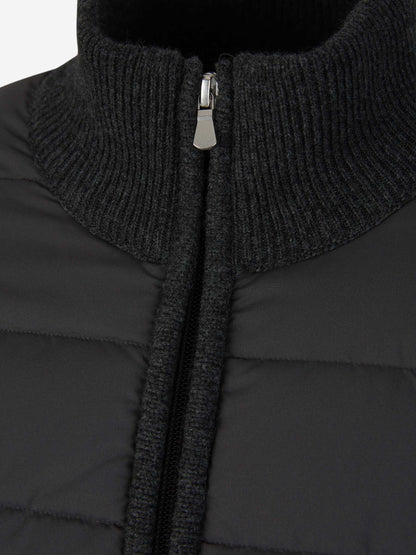 Outlet online Gran Sasso Hombre Chaqueta Acolchada Punto color Gris Antracita sku 543-000938 01 - Foto 3