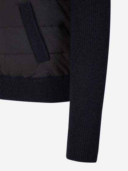Outlet online Gran Sasso Hombre Chaqueta Acolchada Punto color Azul Noche sku 543-000938 02 - Foto 8