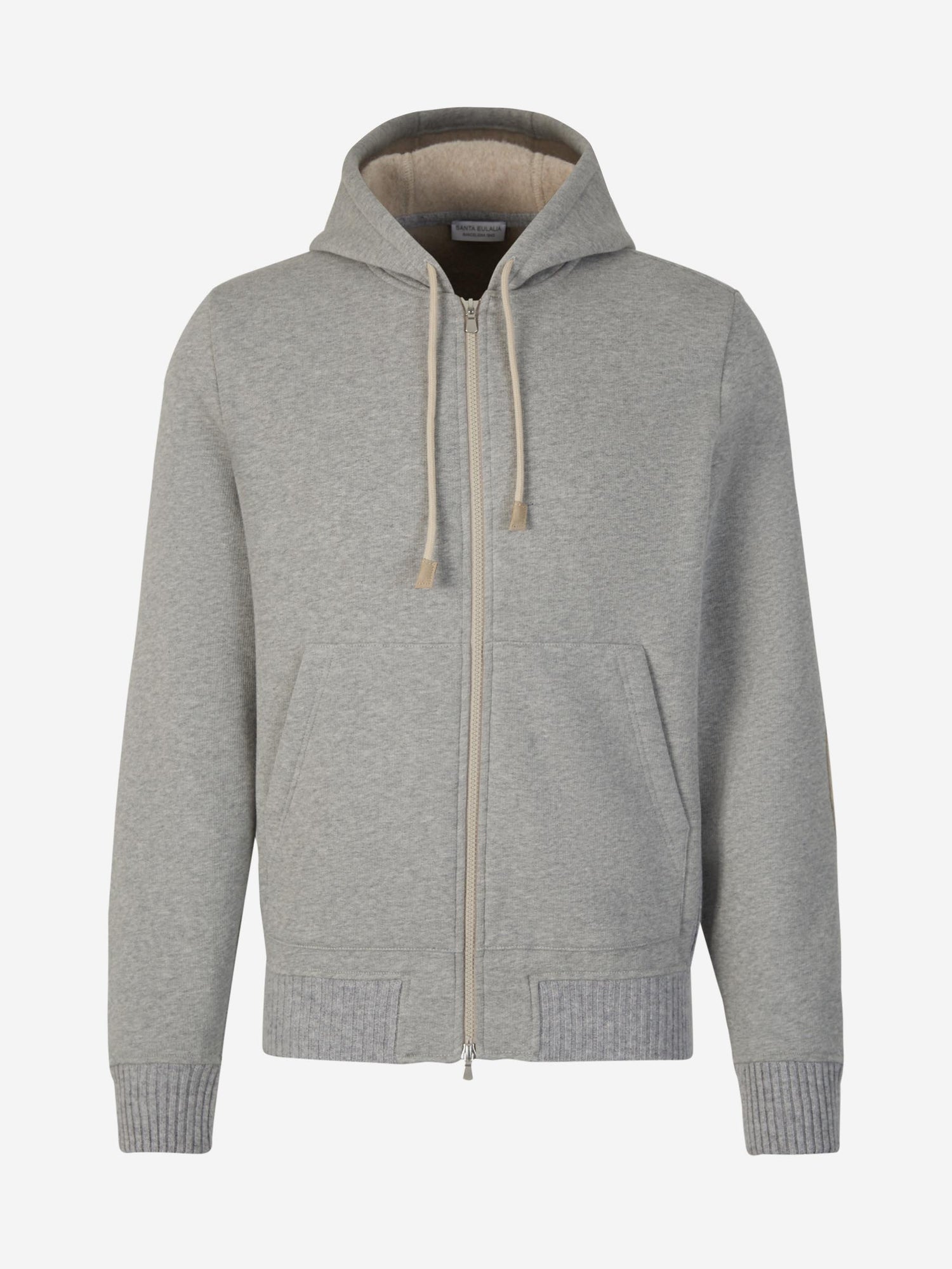 Outlet online Santa Eulalia Hombre Sudadera Cremallera Capucha color Gris Claro sku 543-000943 01 - Foto 1