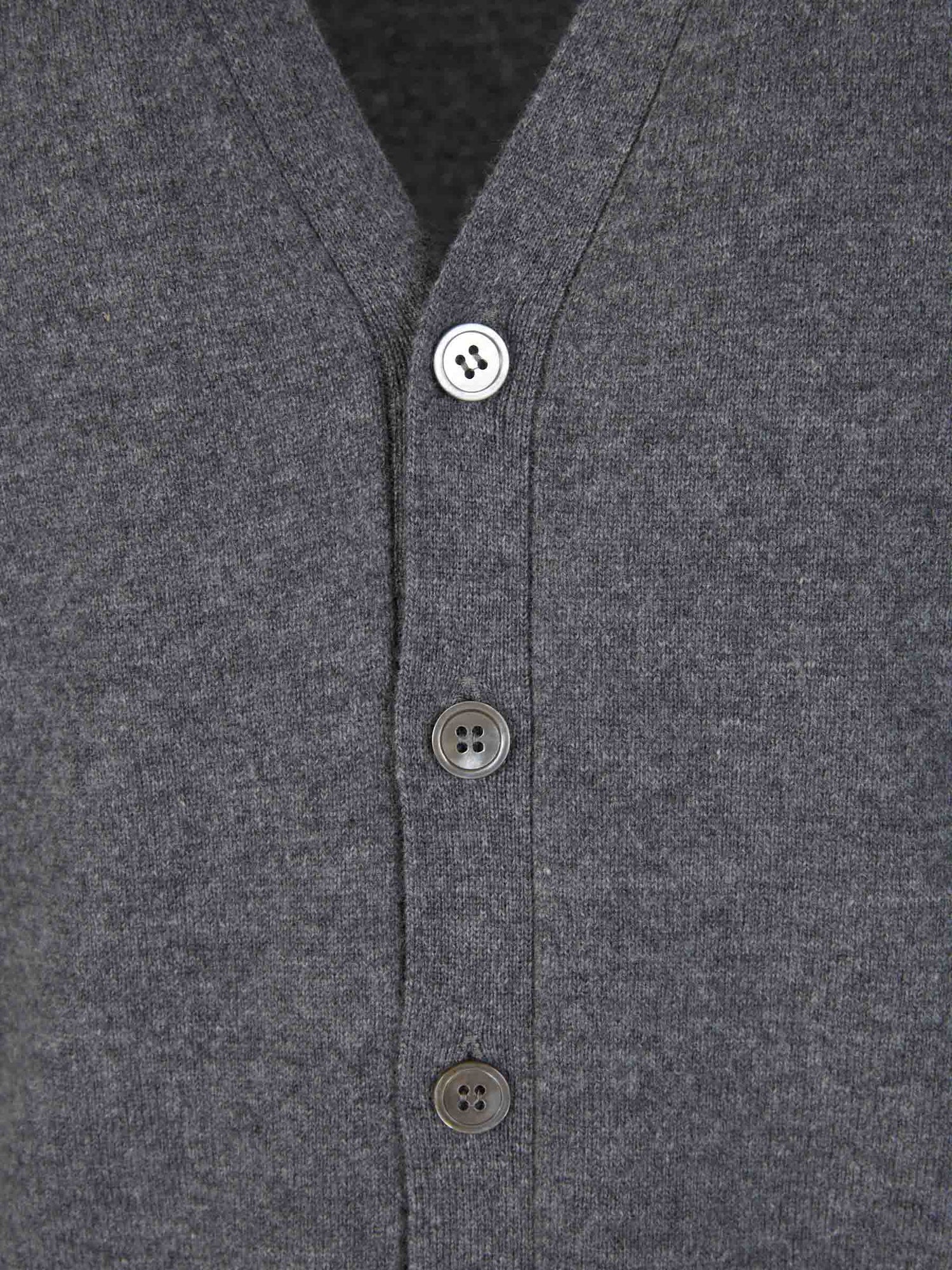 Outlet online Santa Eulalia Hombre Cárdigan Punto Lana color Gris Piedra sku 543-000945 01 - Foto 3