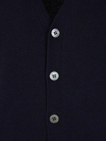 Outlet online Santa Eulalia Hombre Cárdigan Punto Lana color Azul Marino sku 543-000945 03 - Foto 3