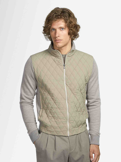 Cárdigan Punto Acolchado