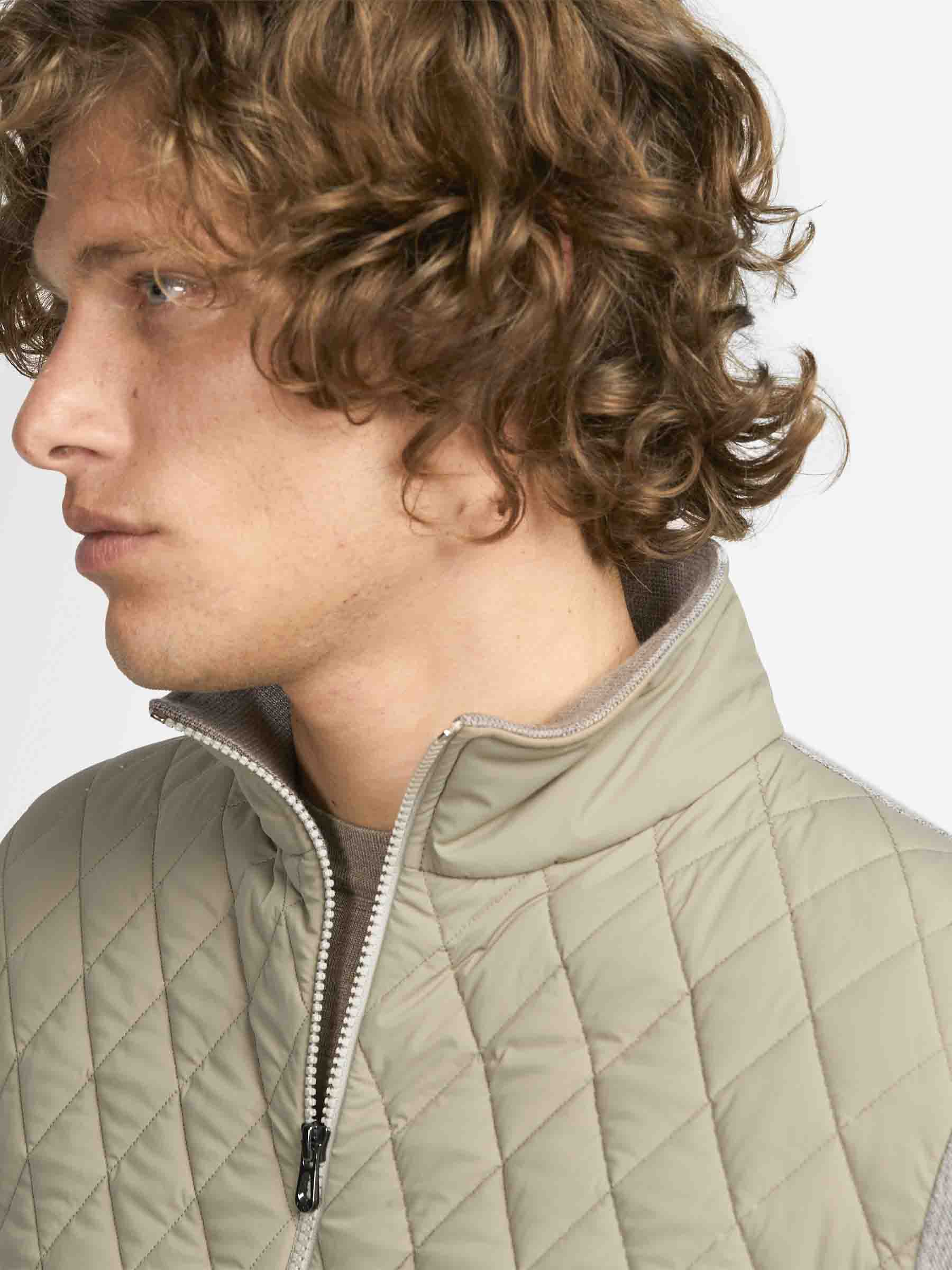 Cárdigan Punto Acolchado