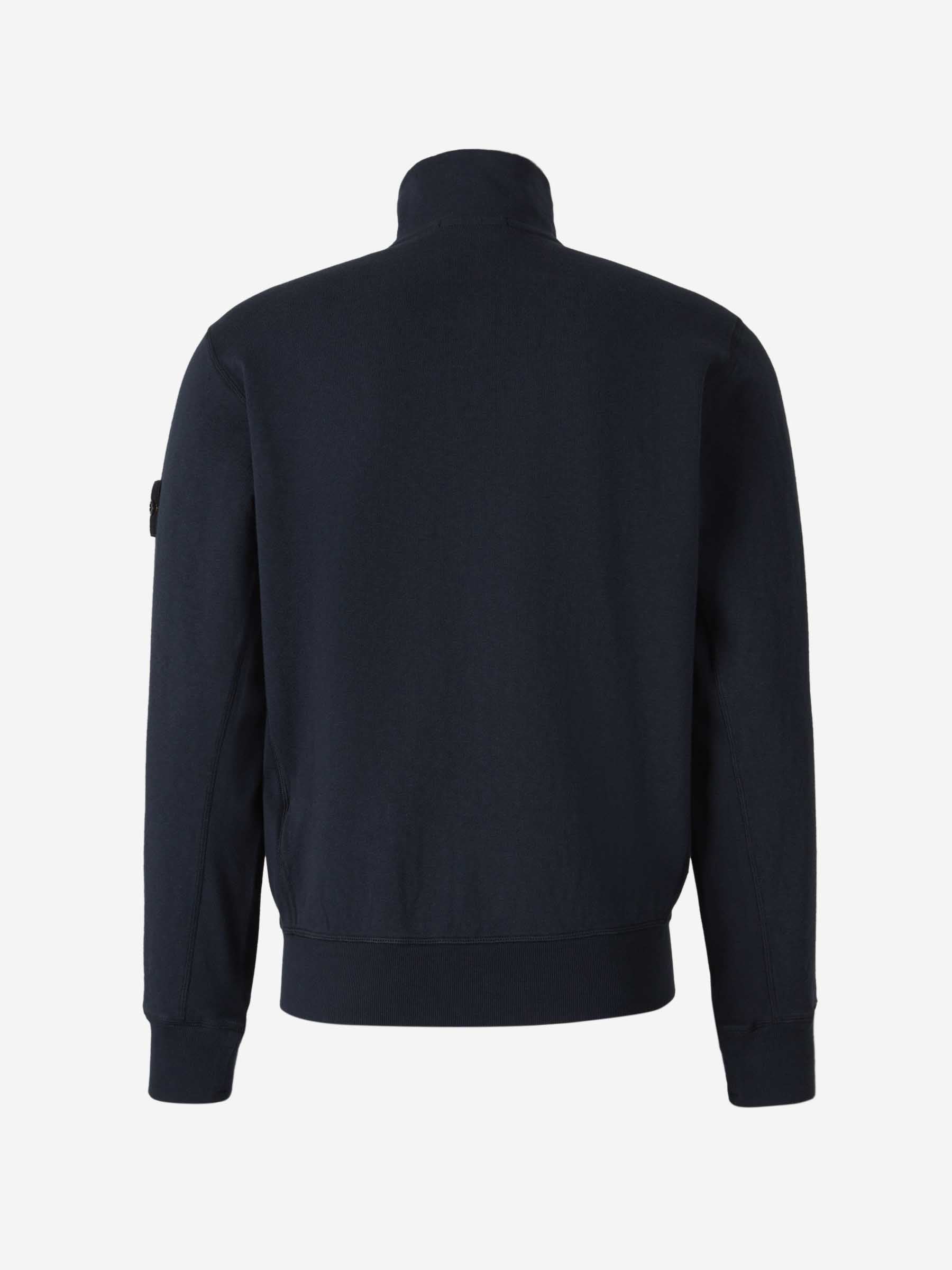 Outlet online Stone Island Hombre Sudadera Algodón Cremallera color Azul Marino sku 543-001000 01 - Foto 3
