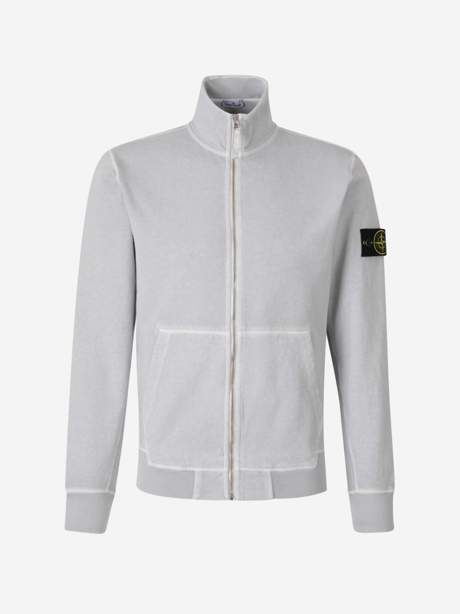 Outlet online Stone Island Hombre Sudadera Algodón Cremallera color Gris Piedra sku 543-001000 02 - Foto 1