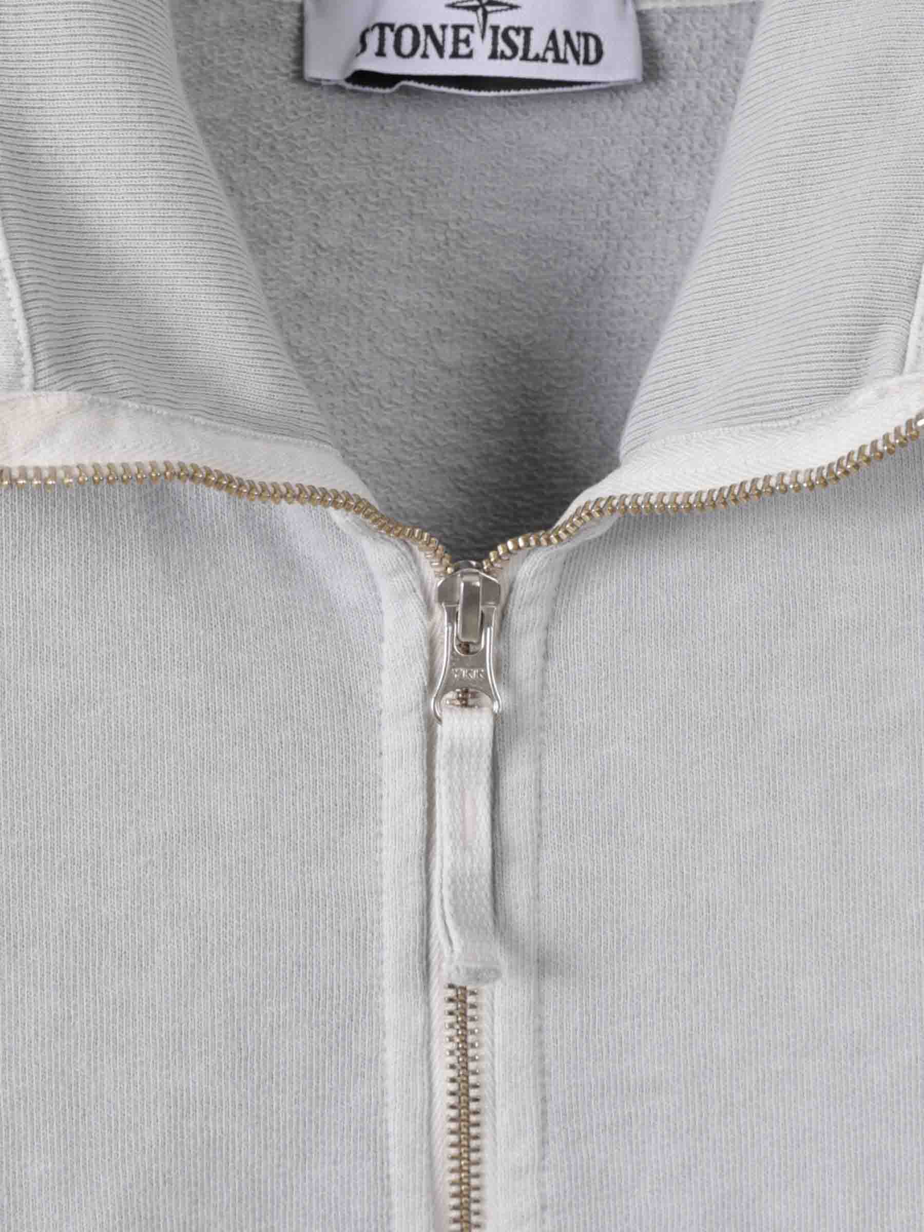Outlet online Stone Island Hombre Sudadera Algodón Cremallera color Gris Piedra sku 543-001000 02 - Foto 4