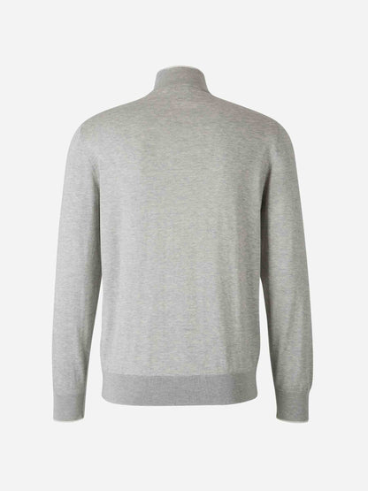 Outlet online Santa Eulalia Hombre Cárdigan Punto Seda color Gris Piedra sku 543-001005 01 - Foto 2