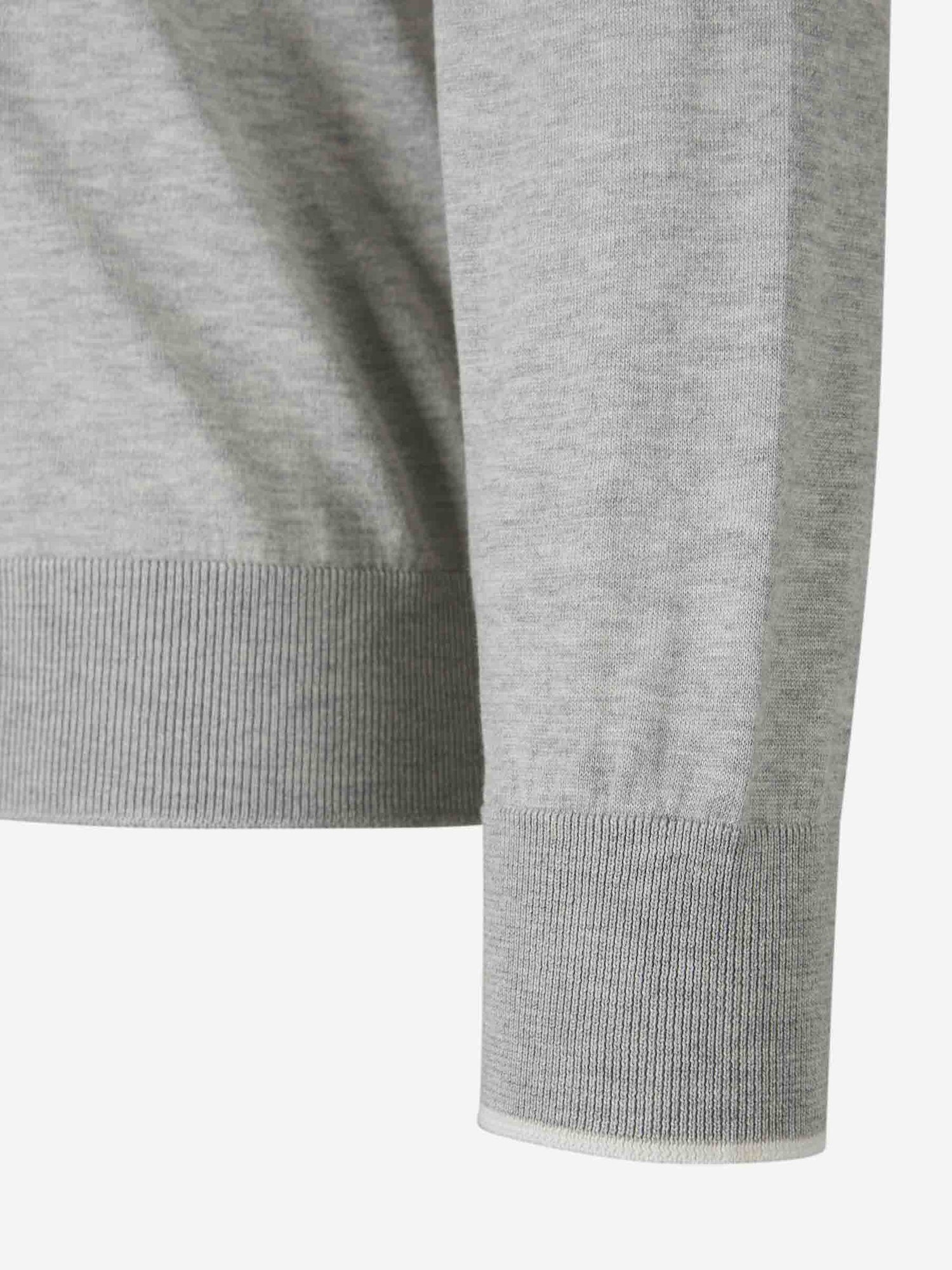Outlet online Santa Eulalia Hombre Cárdigan Punto Seda color Gris Piedra sku 543-001005 01 - Foto 4