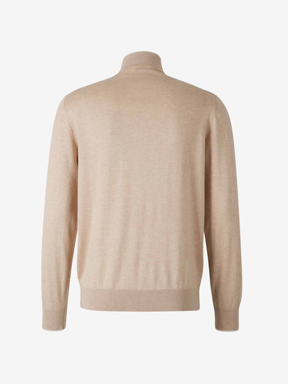 Outlet online Santa Eulalia Hombre Cárdigan Punto Seda color Beige sku 543-001005 02 - Foto 2
