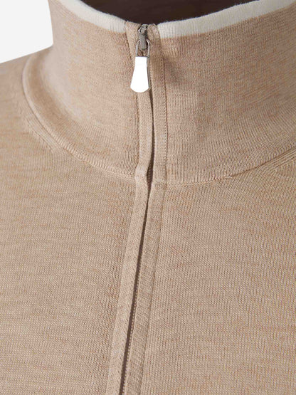 Outlet online Santa Eulalia Hombre Cárdigan Punto Seda color Beige sku 543-001005 02 - Foto 3