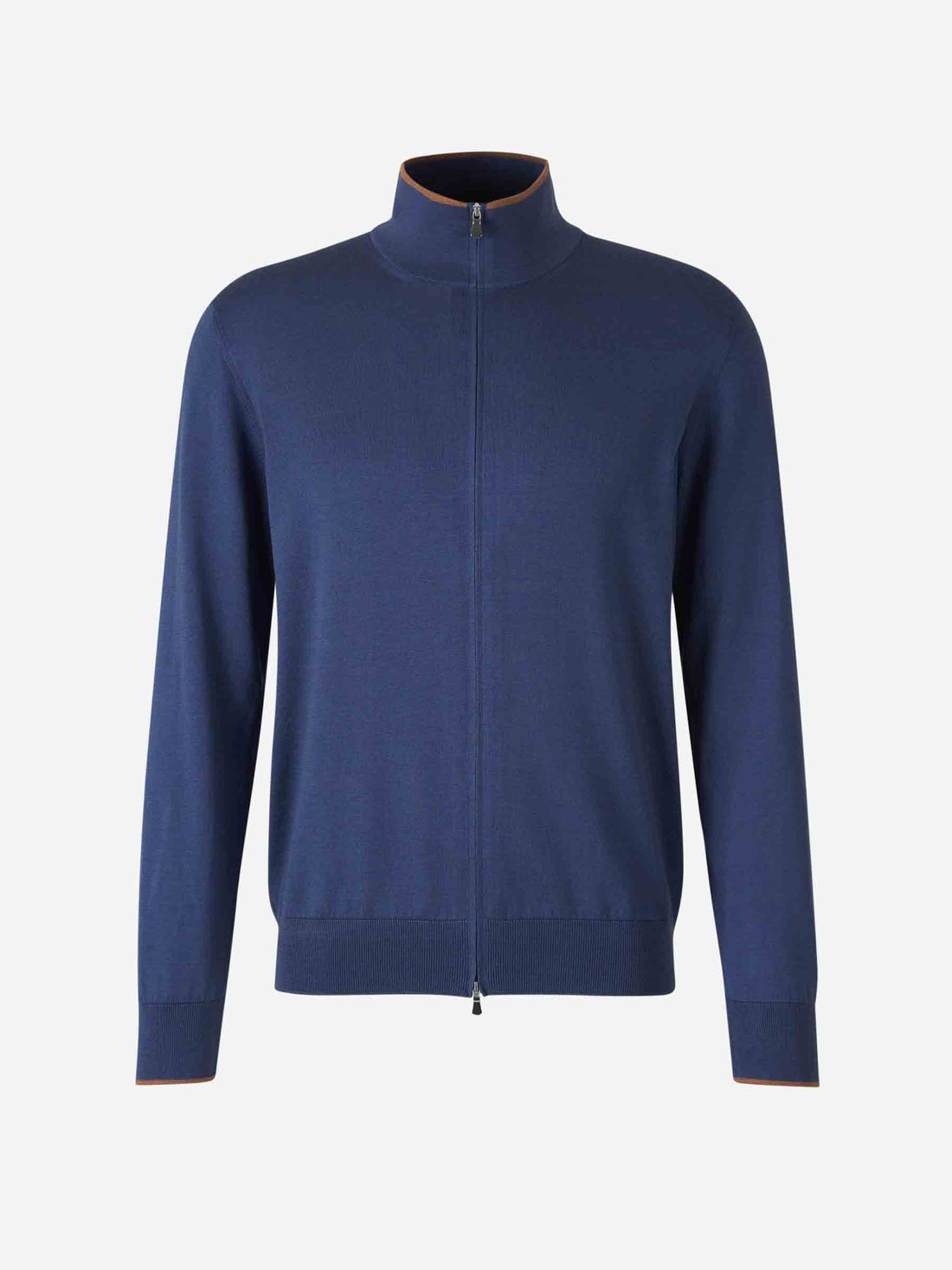 Outlet online Santa Eulalia Hombre Cárdigan Punto Seda color Azul Marino sku 543-001005 03 - Foto 1