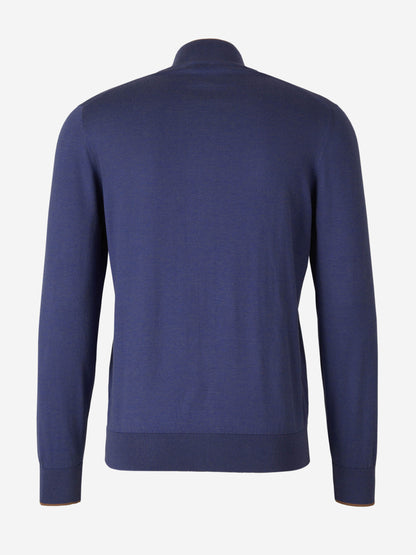 Outlet online Santa Eulalia Hombre Cárdigan Punto Seda color Azul Marino sku 543-001005 03 - Foto 2