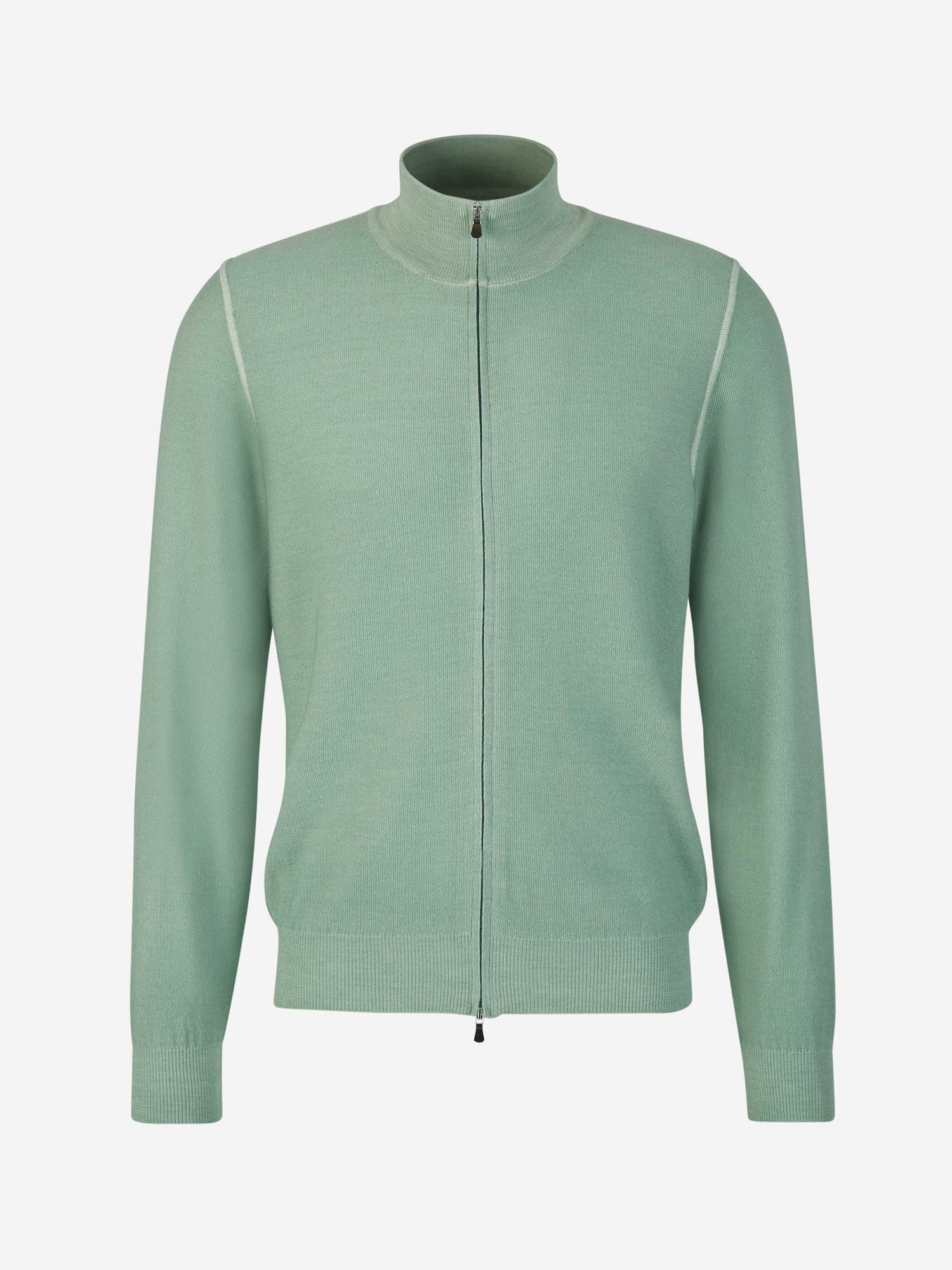 Outlet online Santa Eulalia Hombre Cárdigan Punto Seda color Verde sku 543-001005 04 - Foto 1