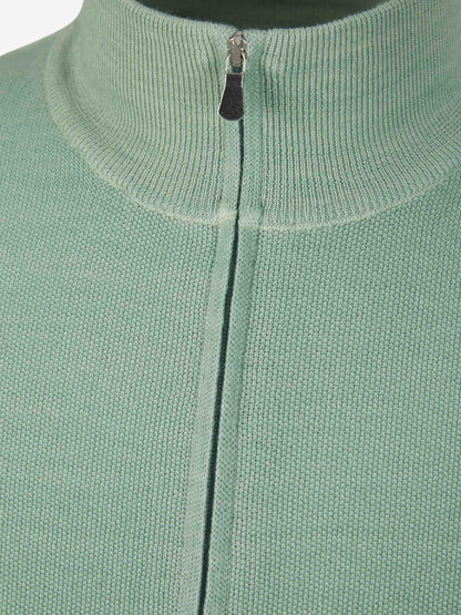 Outlet online Santa Eulalia Hombre Cárdigan Punto Seda color Verde sku 543-001005 04 - Foto 3