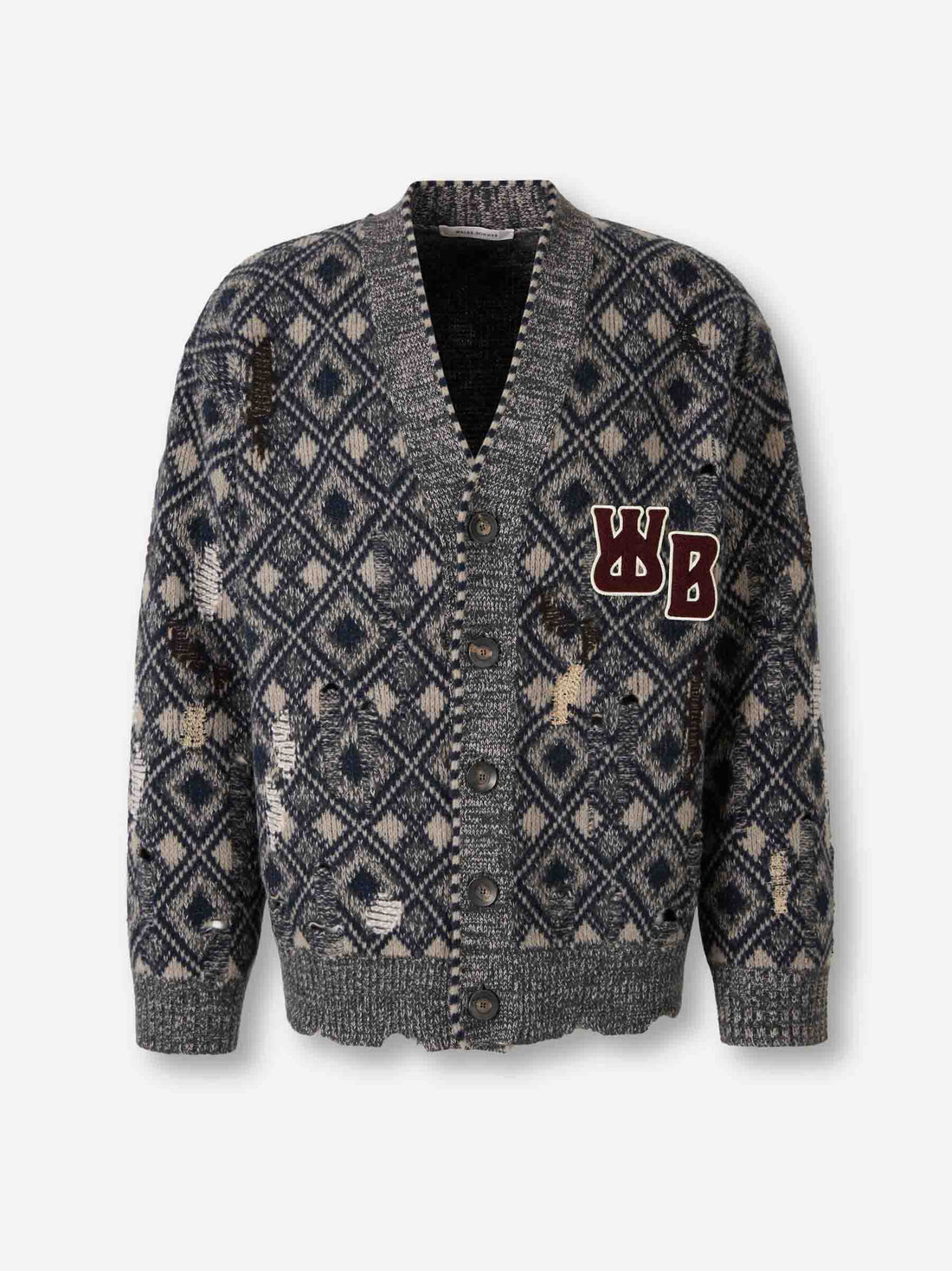 Outlet online Wales Bonner Hombre Cárdigan Oversize Sibling color Multicolor sku 543-001012 01 - Foto 1