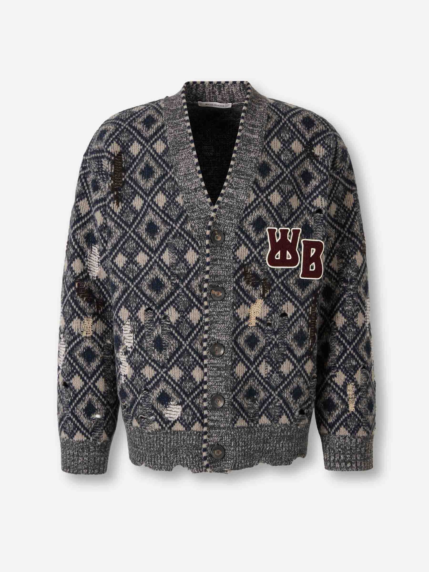 Outlet online Wales Bonner Hombre Cárdigan Oversize Sibling color Multicolor sku 543-001012 01 - Foto 1