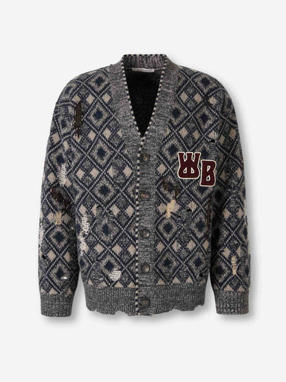 Outlet online Wales Bonner Hombre Cárdigan Oversize Sibling color Multicolor sku 543-001012 01 - Foto 1
