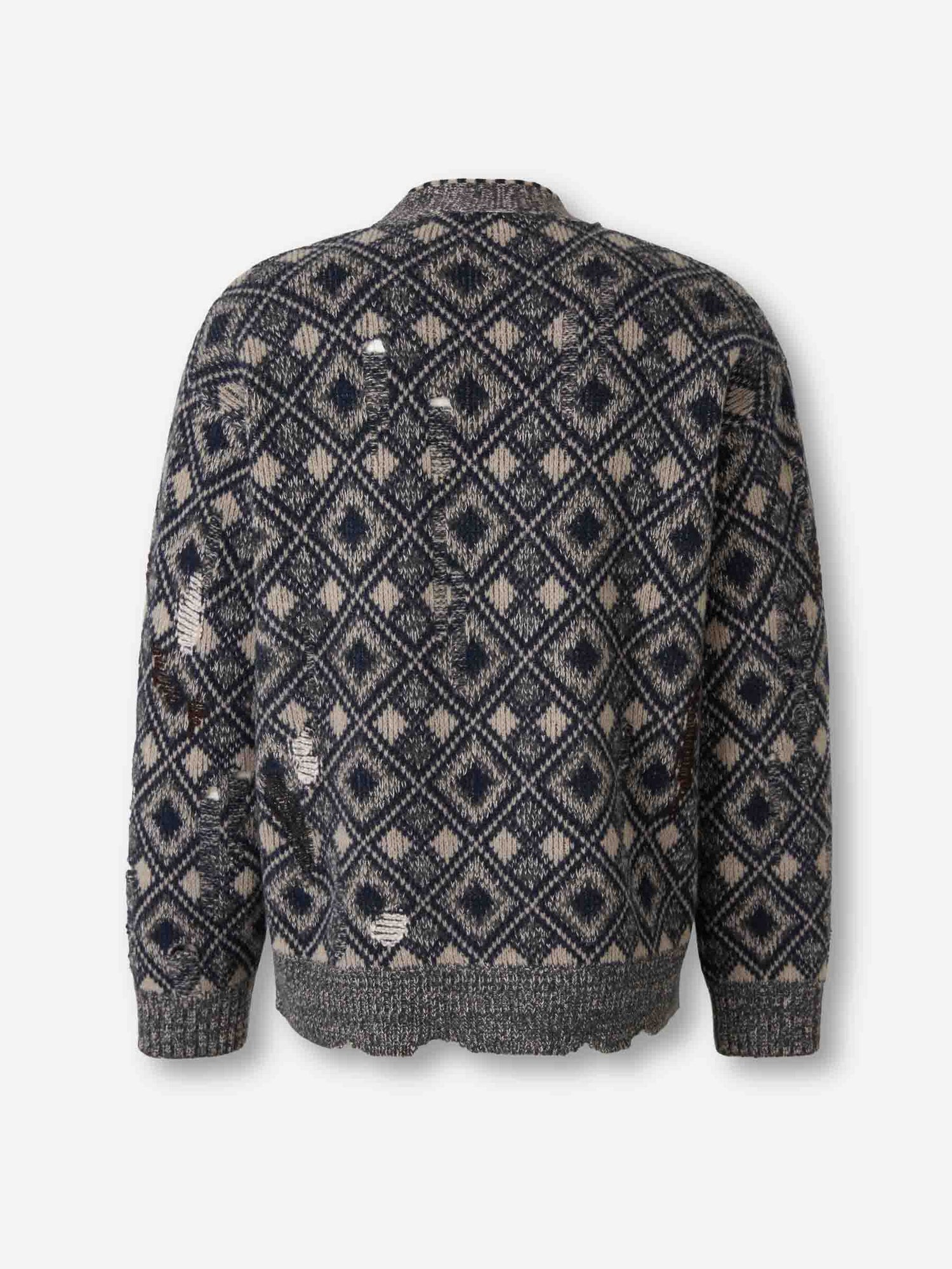 Outlet online Wales Bonner Hombre Cárdigan Oversize Sibling color Multicolor sku 543-001012 01 - Foto 2