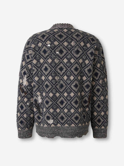 Outlet online Wales Bonner Hombre Cárdigan Oversize Sibling color Multicolor sku 543-001012 01 - Foto 2
