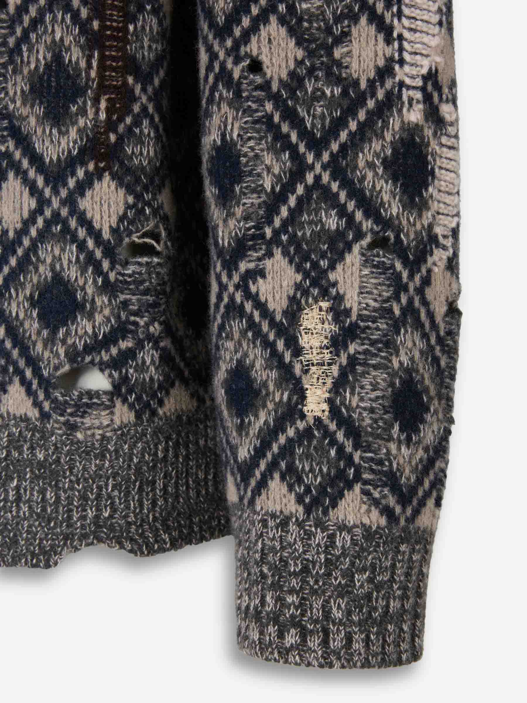 Outlet online Wales Bonner Hombre Cárdigan Oversize Sibling color Multicolor sku 543-001012 01 - Foto 5
