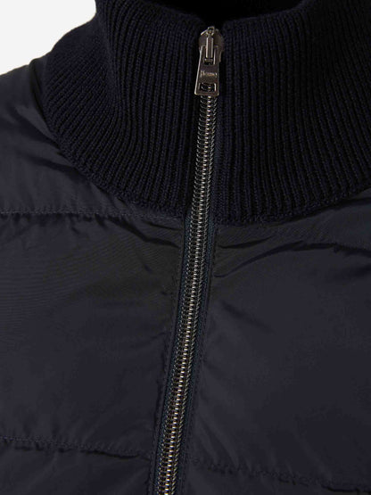 Outlet online Herno Hombre Cárdigan Acolchado Cremallera color Gris sku 543-001013 01 - Foto 3
