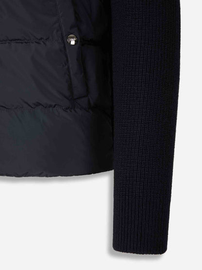 Outlet online Herno Hombre Cárdigan Acolchado Cremallera color Gris sku 543-001013 01 - Foto 4
