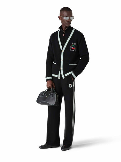 Outlet online Casablanca Hombre Cárdigan Casa Mountain Temple color Negro sku 543-001019 01 - Foto 2